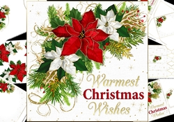 8x8 Warmest Christmas wishes mini kit