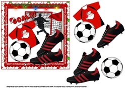 6x6 Christmas football