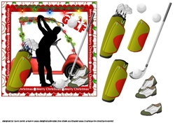 6x6 Christmas golf
