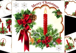 8x8 The Christmas candle 2 mini kit