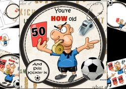 8x8 Football birthday mini kit