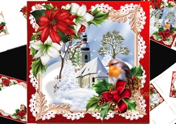 8x8 The Christmas scene 2 mini kit