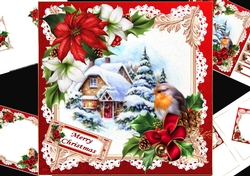 8x8 The Christmas scene 6 mini kit