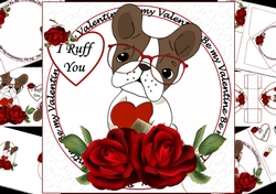 8x8 I Ruff you Valentine mini kit