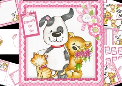 8x8 especially for you cute critters mini kit