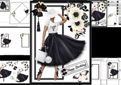 Monochrome fashionista mini kit