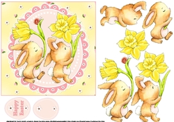 6x6 Eater bunny parade