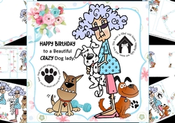 8x8 Stella loves her dogs mini kit