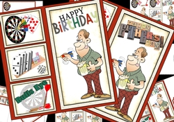 8x8 Games night birthday/fathers day mini kit