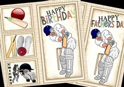 cup1152506_1209 - 8x8 He loves his cricket birthday/fathers day mini kit