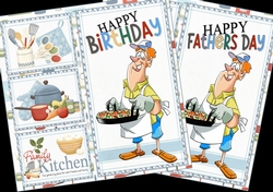 8x8 He loves cooking birthday/fathers day mini kit