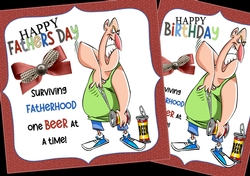 Surviving fatherhood 8x8 & A4 birthday/fathers day mini kit