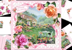 8x8 Afternoon tea in the garden mini kit