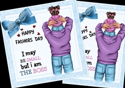 8x8 Im the boss dad girl mini kit