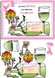Rita deserves a glass of  wine