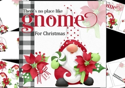 8x8 Gnome for Christmas mini kit