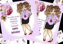 Lynn worries about her sneeze 8x8 & A4 mini kit