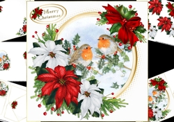 8x8 Sweet Robin Christmas mini kit