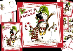 Making friends at Christmas 8x8 & A5 mini kit