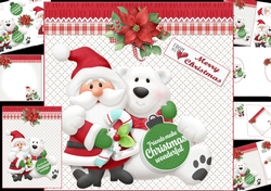Friends make Christmas wonderful 8x8 & A5 mini kit