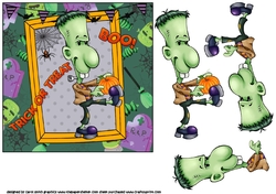 Trick or treat Halloween monsters 1