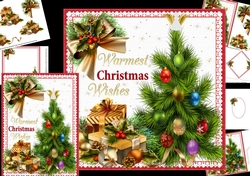 Warmest Christmas wishes 8x8 & A5 mini kit