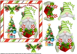 6x6 Santa Gnome 5