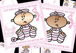 7x7 new baby girl choice of race mini kit