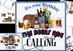Birthday beer 8x8 & A5 mini kit