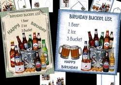 Birthday bucket list for the guys 7x7 & A5 mini kit
