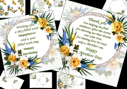 Daffodils for mothers day or birthday mini kit