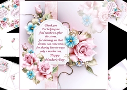 8x8 a verse for mother with roses 2 mini kit