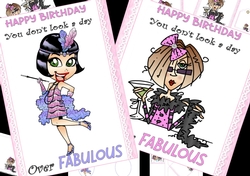 Fabulous birthday wishes 7x7 & A5 mini kit