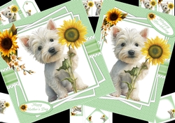 Westie wishes 7x7 & A5 mini kit