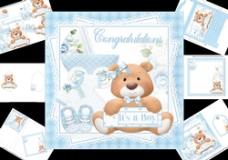 7x7 Its a boy mini kit
