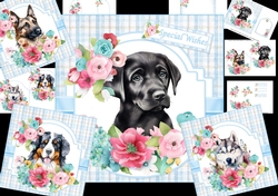 7x7 special puppy wishes choice of 4 toppers mini kit