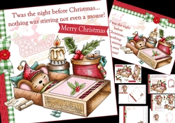 Twas the night before Christmas 8x8 & A5 mini kit