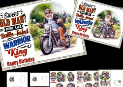 Sweet old man or warrior king choice of two mini kit