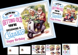 Classic birthday wishes choice of two mini kit