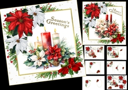 7x7 The Christmas candles choice of two mini kit