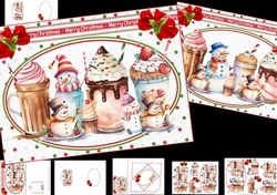 Christmas coffee and hot chocolate choice of two mini kit