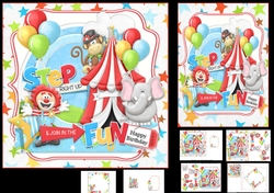 Step up and enjoy the fun, childrens 7x7 & A5 mini kit