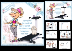 Linda love her exercise 7x7 & A5 mini kit