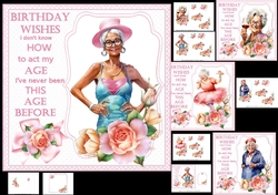 7x7 how to act my age ladies choice of four mini kit
