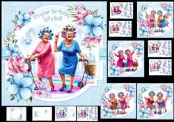 7x7 Golden oldies roller fun choice of five mini kit