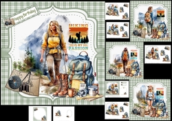 cup1277615_1209 - 7x7 Just a girl who loves hiking choice of four mini kit