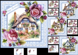 7x7 A cottage in the country choice of four mini kit