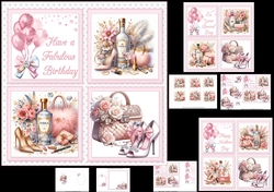 7x7 The lady loves her shoes mini kit choice of toppers mini kit