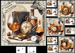 7x7 Its a man thing birthday/fathers day choice of four mini kit