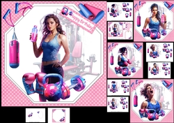 7x7 Fitness Queen choice of four mini kit